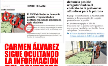 LA ALCALDESA DE SANLÚCAR SIGUE OCULTANDO LA DOCUMENTACIÓN RELATIVA AL TEÑIDO DE LA SAL DE LAS ALFOMBRAS