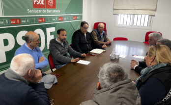 EL PSOE SE REÚNE CON LA FEDERACIÓN DE VECINOS DE SANLÚCAR PARA ATENDER LAS DEMANDAS CIUDADANAS